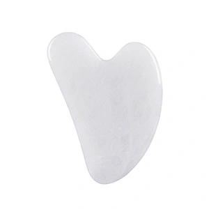 NEW Hot Sale Gua Sha Guasha Board White Heart Jade Stone Scraping Massage Tool gua sha board