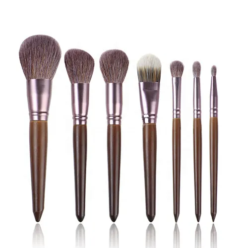 wholesale 7pcs brush sets powder foundation blusher facial beauty tools