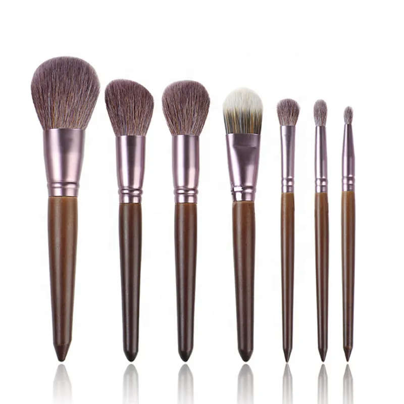 wholesale 7pcs brush sets powder foundation blusher facial beauty tools