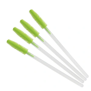Silicone Head Mascara Wands Eyelash Brush Disposable Private Label Mascara Wand For Lash