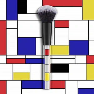 Face Powder Eye Shadow Eyeliner Foundation Blush Lip Liquid Cream Blending brush 9 pcs professional customized makeup brush set
