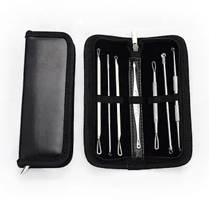 7pcs/set of blackheads cleanser beauty face Clean care tools for removing blackheads and acne with box