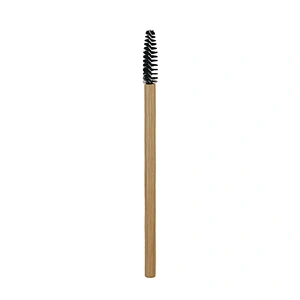 Wholesale 7kinds Hot Sale 50pcs/bag Disposable nylon mascara wands eyelash brushes with natural bamboo handle