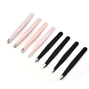 JZG Wholesale Personalized Eyelash Tweezers, Private Label Tweezers Eyelash Extension, Professional Eyelash Tweezers Set