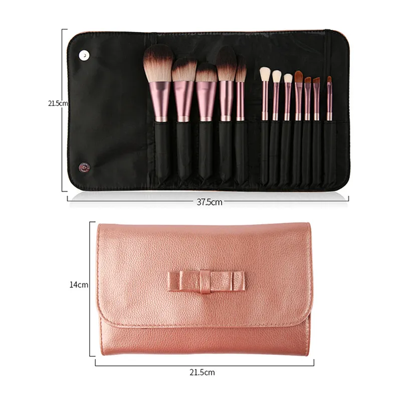 Professional 16Pcs Make Up Brush Beauty Cosmetics Brushes with Pouch