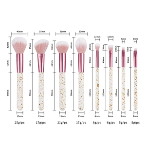 8pcs Makeup Brush Kit Professional Cosmetic Tools Vegan Makeup Brush Set Private Label Custom Logo Natural Pink Makeup Brush set