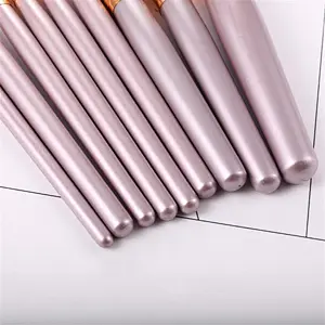 Cosmetics tools professional 9pcs synthetic makeup brush set foundation blush eye brush