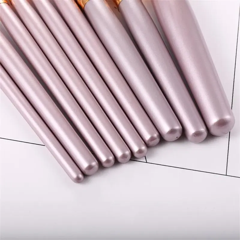 Cosmetics tools professional 9pcs synthetic makeup brush set foundation blush eye brush