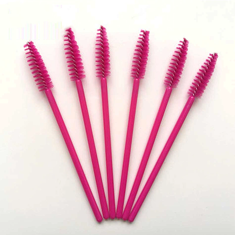 JZG Pink Yellow Black Blue 50pcs/bag Wholesale Disposable Lash Wands Disposable Eyelash Extension Brush Mascara Wands Applicator
