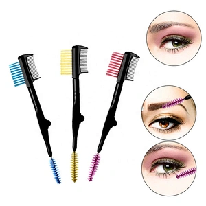 Double Sided Mini Eyebrow Brush Eyelash Comb Mascara Separator Beauty Cosmetic Eyebrow Makeup Brushes