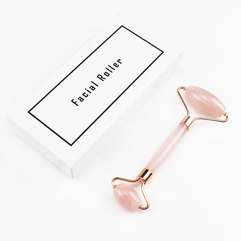 Factory Direct Wholesale Face Jade Roller 100% Natural Rose Quartz Face Massage Tool Quartz Jade Roller For Facial Anti Aging