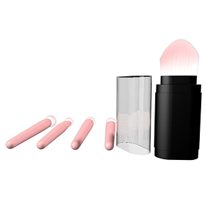 Creative 5pcs Travel Portable Flexible Mini Eye Makeup Brushes Set Powder Eyeliner Eyebrow Lip Make Up Brushes
