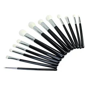 13PCS Black/Silver make up brushes set Blush Contour concealer Professional Make up Brush Tools kit