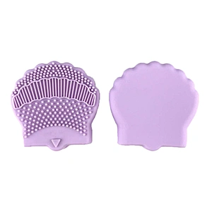 JZG 1pcs Newest Design Custom Easy To Clean Pad Cleaning Tool Mini Multi-color Silicone Makeup Brush Cleaner