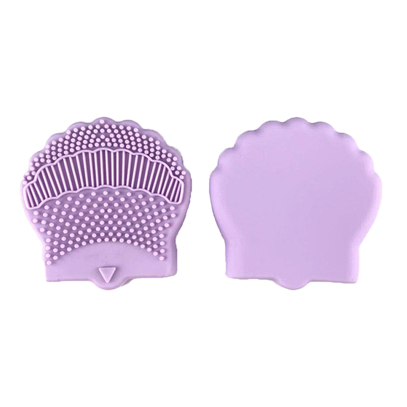 JZG 1pcs Newest Design Custom Easy To Clean Pad Cleaning Tool Mini Multi-color Silicone Makeup Brush Cleaner