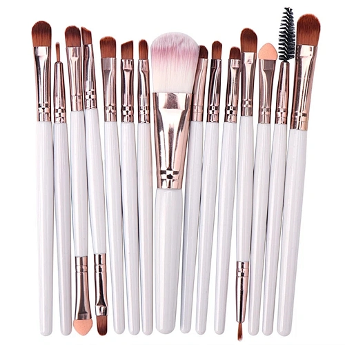 15PCs Makeup Brush Set Cosmetic Makeup For Face Make Up Tools Women Beauty Professional Foundation Blush Eyeshadow Consealer