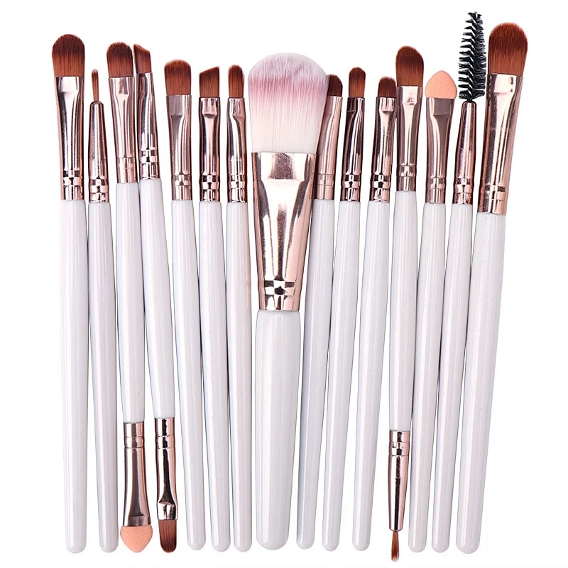 15PCs Makeup Brush Set Cosmetic Makeup For Face Make Up Tools Women Beauty Professional Foundation Blush Eyeshadow Consealer