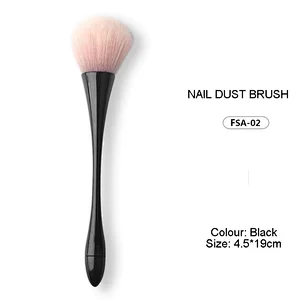 Wholesale Small waist Colorful nail brush High Quality soft nail dust brush Beauty nail cleaning brush