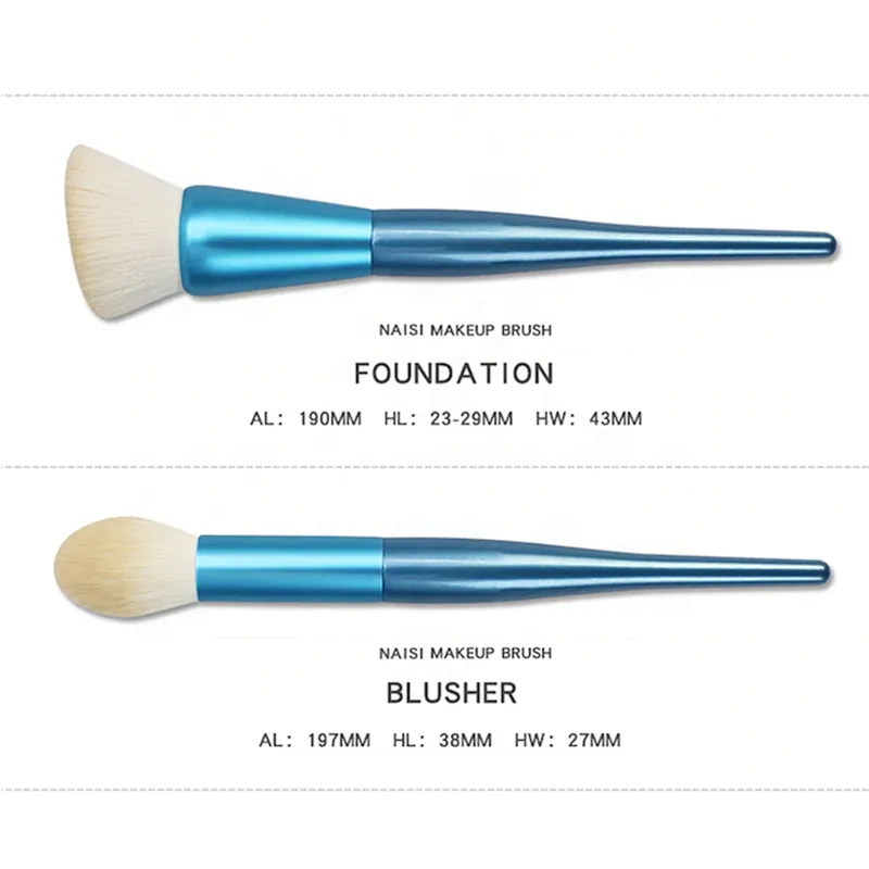 10pcs Makeup Brushes Set Professional Cosmetic Powder Eyeshadow Contour Foundation Make Up Brush Kit