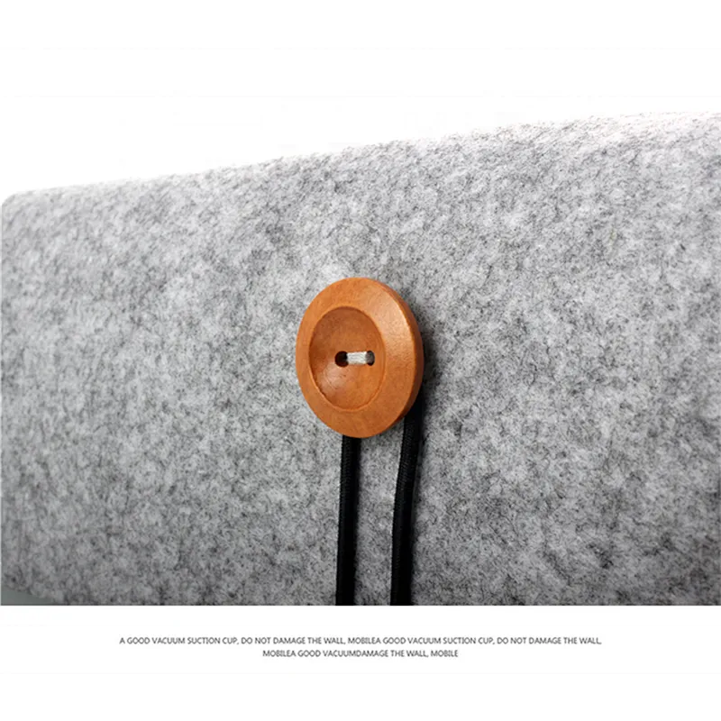 Simple Cosmetic Bag Wool Felt Bag Portable Cosmetic Tool Receiving Bag
