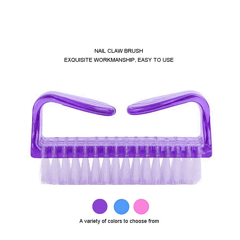 Handle Grip Nail Brush Fingernail Scrub Cleaning Brushes for Toes and Nails Cleaner Pedicure Brushes for Men and Women