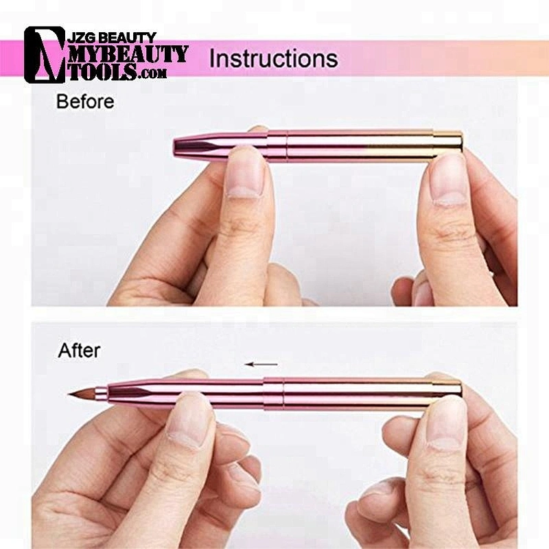 Pink Cosmetics private label cushion liquid makeup powder stick cream plastic lipstick brush applicator
