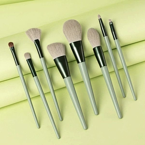 Large Makeup Brush Set White Concealer Foundation Blush Powder Blend Cosmetic Make Up Brushes Eyeshadow Fan Highlighter Brush