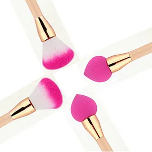 1PCS Double Head Blush Makeup Brush