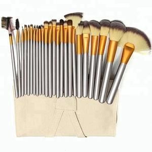 24PCS high quality makeup brush set cosmetic professional Synthetic fiber hair tool
