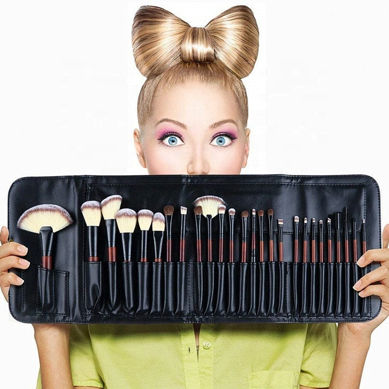 26pcs private label makeup cosmetics brushes red luxury makeup brush set professional makeup