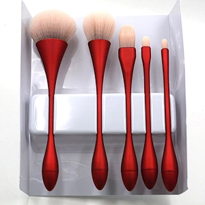 5pcs makeup tools OEM custom logo powder fonundation eye professional makeup brush set
