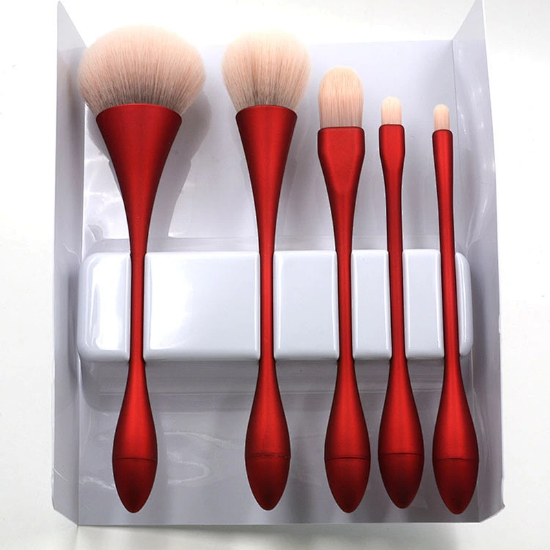 5pcs makeup tools OEM custom logo powder fonundation eye professional makeup brush set