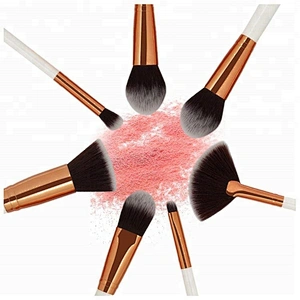 hot selling 6pcs makeup brushes custom logo cosmetic foundation brush set