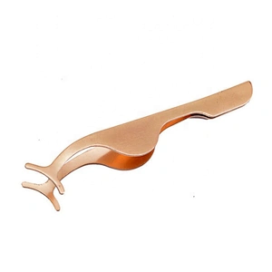 1Pcs Stainless Steel Tweezers Clip Eyelash Curler Extension Eye Lash Makeup Cosmetics Tools For Lashes Applicator Remover Clip