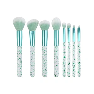 8pcs Makeup Brush Kit Professional Cosmetic Tools Vegan Makeup Brush Set Private Label Custom Logo Natural Pink Makeup Brush set