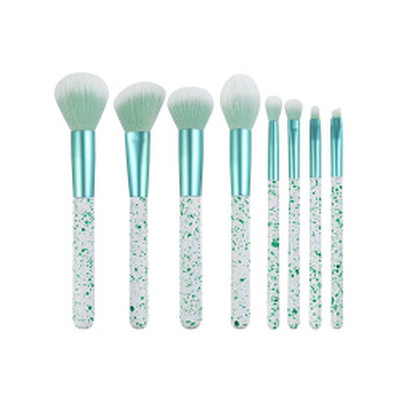 8pcs Makeup Brush Kit Professional Cosmetic Tools Vegan Makeup Brush Set Private Label Custom Logo Natural Pink Makeup Brush set
