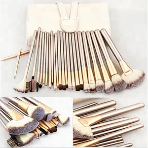 24PCS high quality makeup brush set cosmetic professional Synthetic fiber hair tool