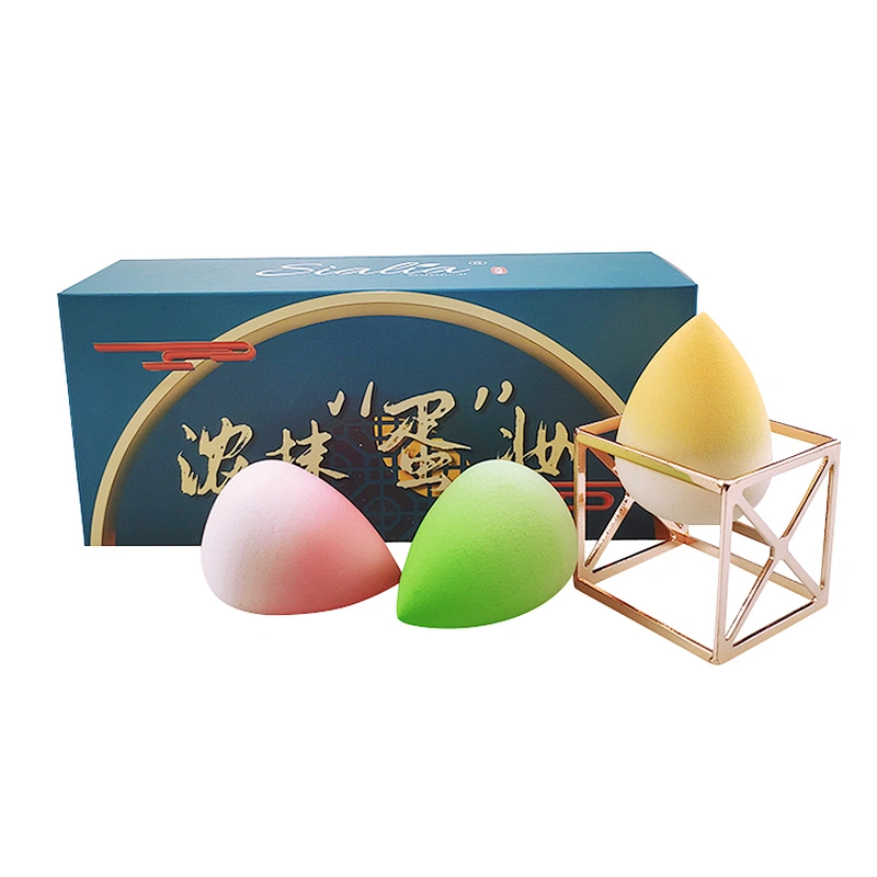 1set Makeup PU Sponge Support Beauty Sponge Holder Carbon Steel Metal Quickly Dry Cosmetic Puff Holder