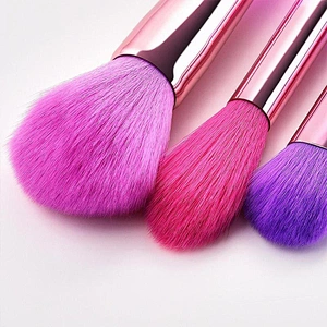 5pcs Shiny Star Shape Makeup Brushes Set Foundation Powder Eyeshadow Contour Concealer Blush Cosmetic Beauty Make Up Tools