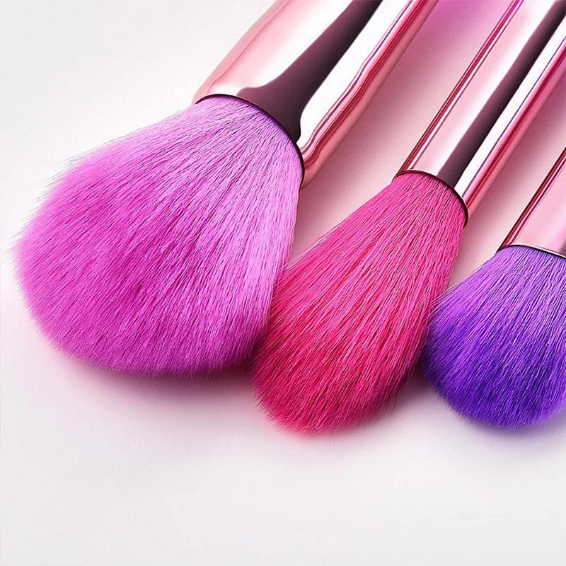 5pcs Shiny Star Shape Makeup Brushes Set Foundation Powder Eyeshadow Contour Concealer Blush Cosmetic Beauty Make Up Tools