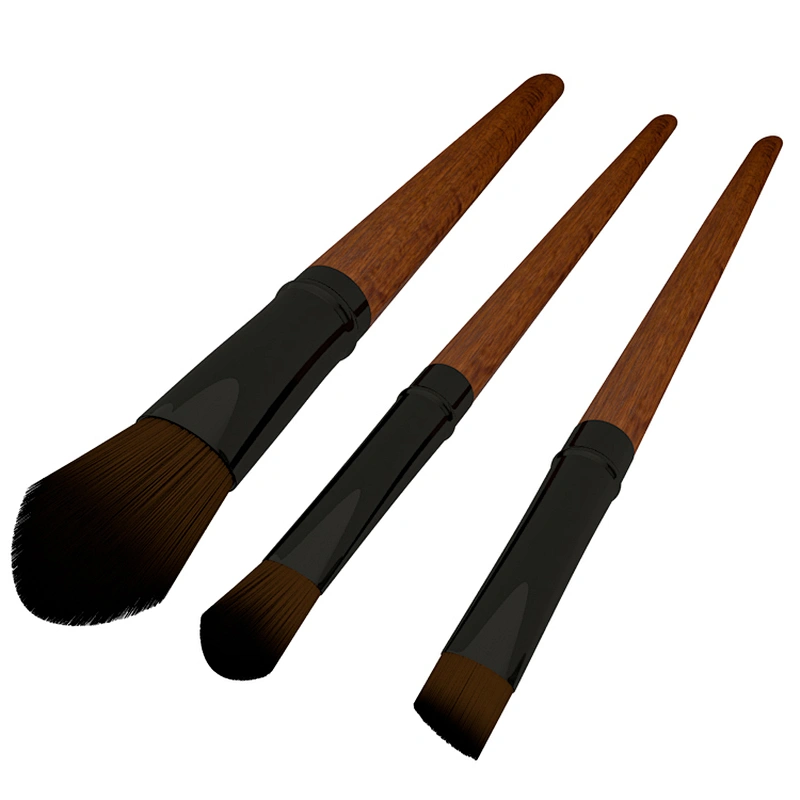 New Women's Fashion Brushes 8PC Wooden Foundation Cosmetic Eyebrow Eyeshadow Brush Makeup Brush Sets Tools Pincel Maquiagem