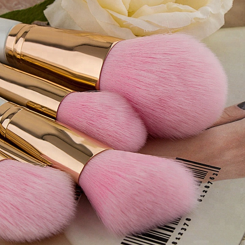 9pcs Pink Hair Wood Handle Makeup Brushes Set Foundation Blending Powder Eye Face Brush Cosmetic Beauty maquillaje