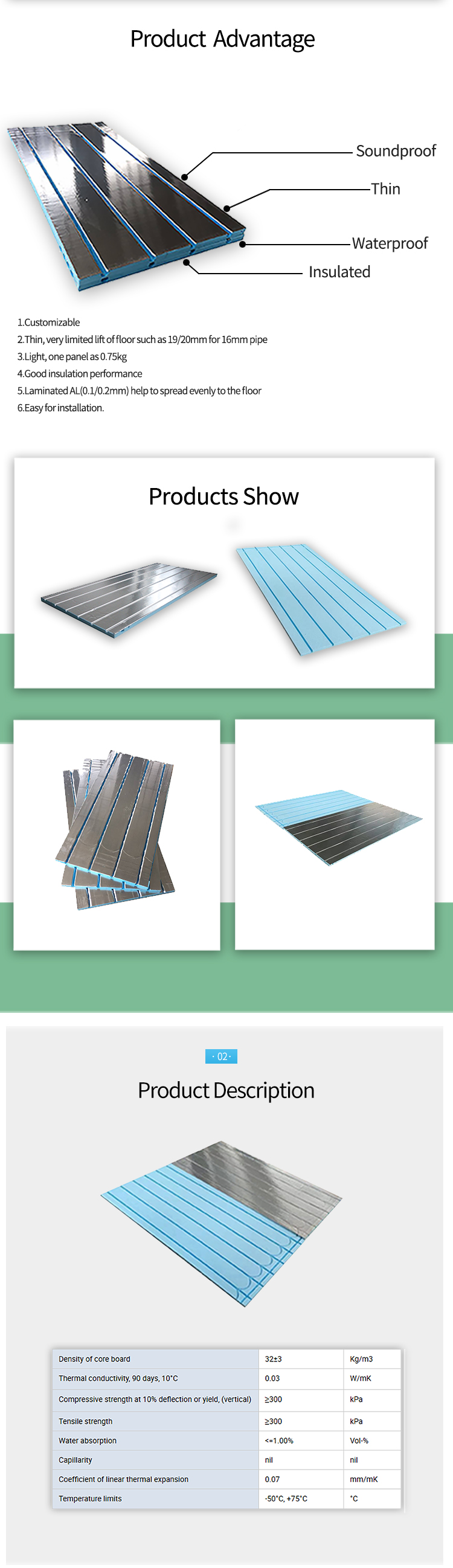 floating floor underfloor heating