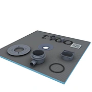 XPS shower Tray Tileable 900x900 Deep Tray