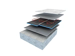underfloor electric floor heating structure