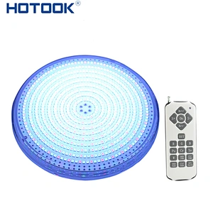 HOTOOK Resin filled IP68 12V 42W wireless underwater led remote control Par56 swimming pool light