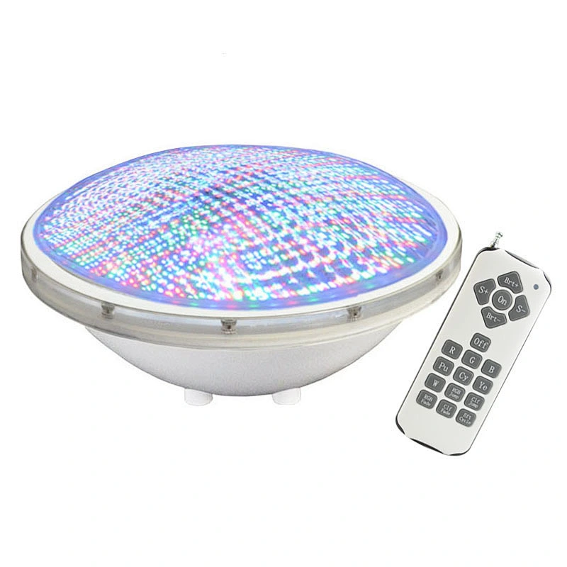 Free shipping Par56 18W RGB remote control led pool lights