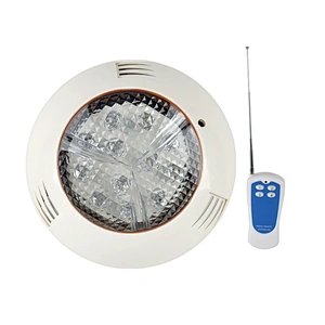CE ROHS FCC RGB 4 wires Customized Cord Cold White 12v AC DC Piscina LED Surface Mounted Underwater LED swimming pool light