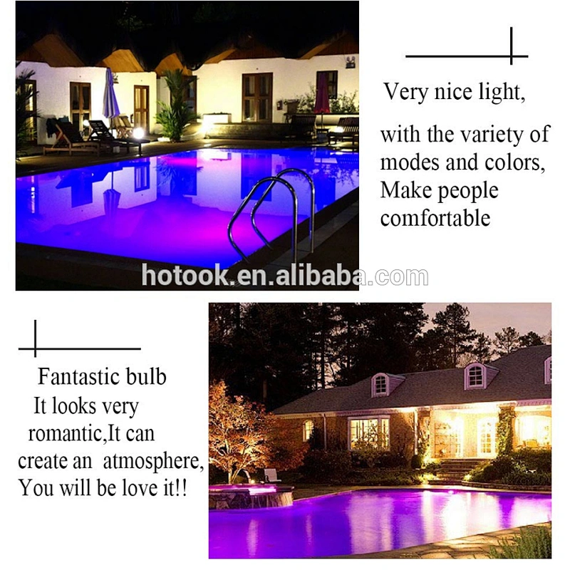 Par 56 E26 120V 12V DMX Submersible Fountain Bulb Waterproof LED underwater light led swimming pool par 56 led conversion kit