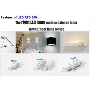 Dimmable Lamps Home Lighting 360 degree 15W R7S LED Light Bulbs Ampoules